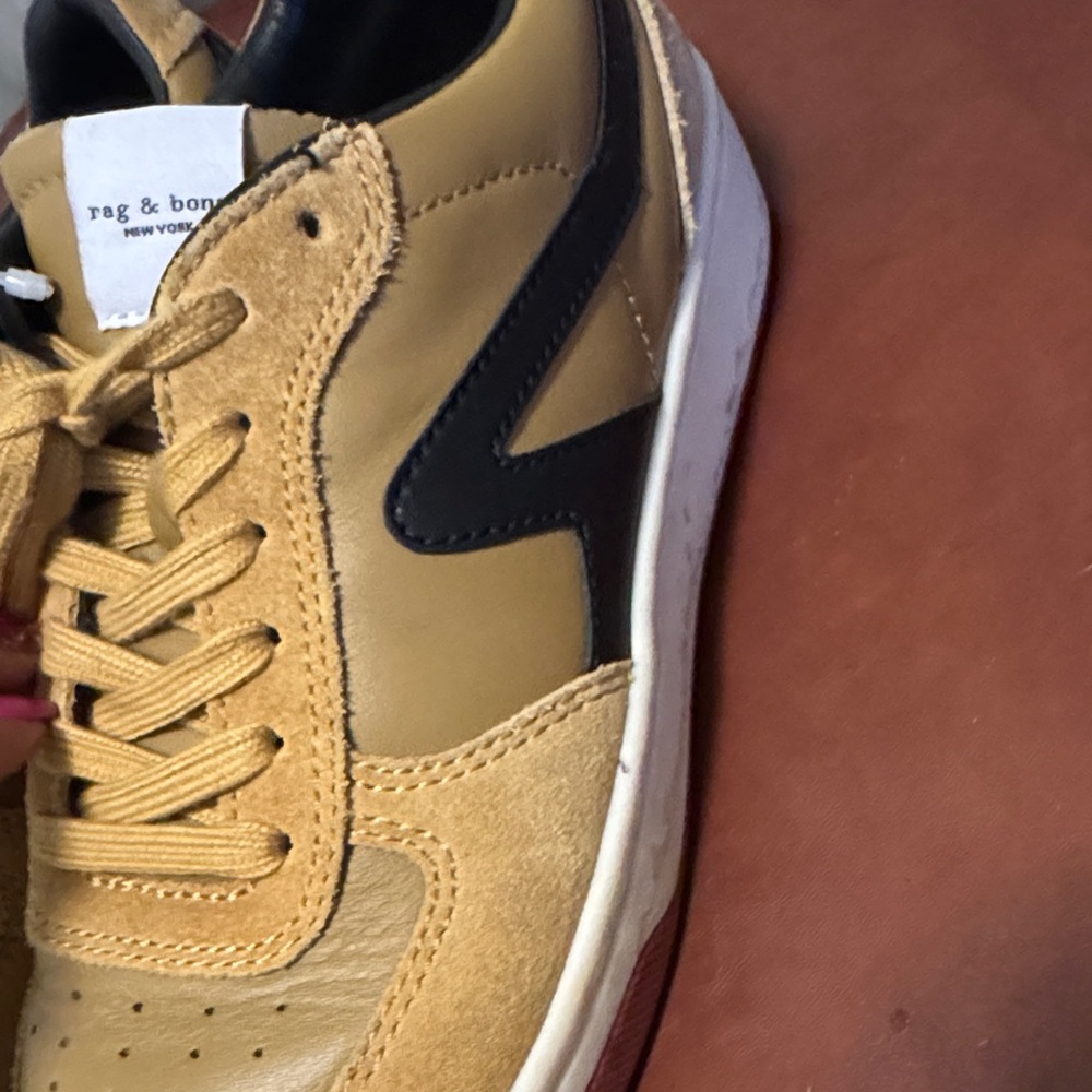 Rag & Bone Tan and Black Sneakers - Picture 14 of 15